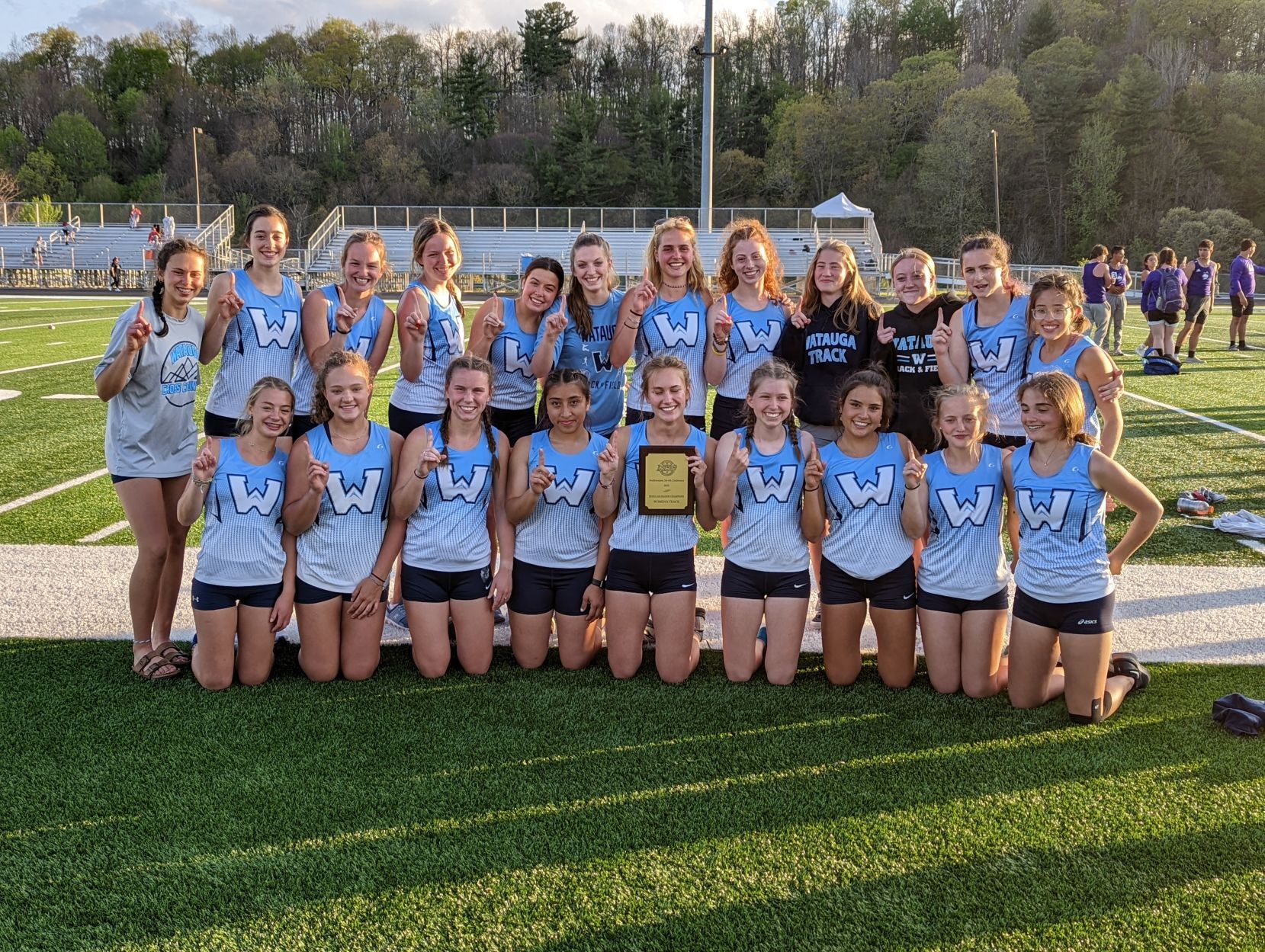 Watauga girls track champions